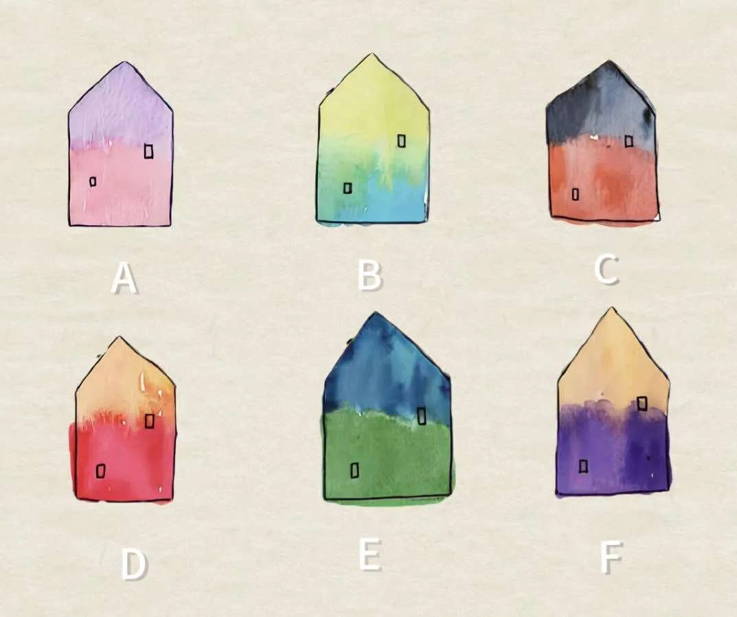 心情色彩測驗：選擇一間彩色房子，了解你的最近心境